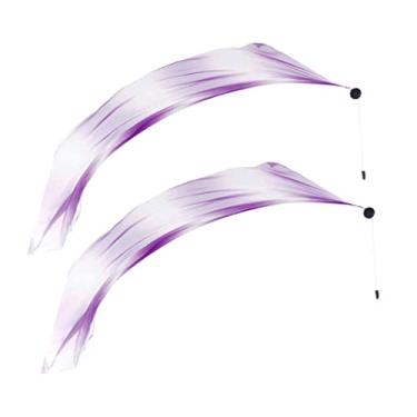 Imagem de shamjina 2 Peças de Véu de Dança Do Ventre Suave E, de Arremesso para, Acessórios de Desempenho, 3