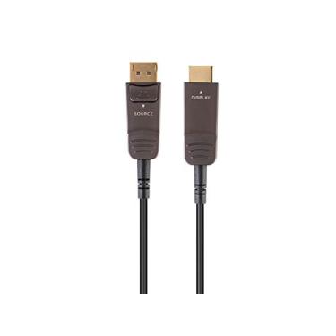Imagem de Monoprice Cabo DisplayPort para HDTV – 1,5 m, 4 K a 60 Hz, AOC, transmite até 30 metros, design ultrafino, HDR dinâmico – SlimRun AV Series preto