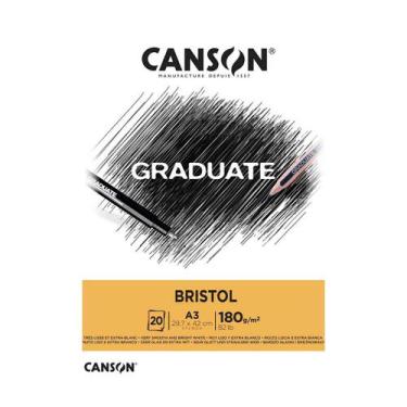 Imagem de Bloco Bristol Graduate Canson 180 G/M² A3 (297X420mm) 20 Fls