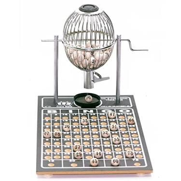 Imagem de Treis Reis Jogo de Bingo Cromado Nº 1 - 75 Pedras, 300 Cartelas