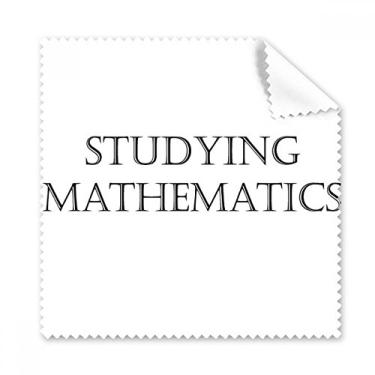 Imagem de Pano de limpeza de tela de telefone com frases curtas para estudar, matemática, 5 peças