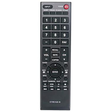 Imagem de Novo controle remoto de substituição CT-RC1US-16 adequado para Toshiba LED TV 32L220U 43L420U 49L420U 50L420U 65L350U