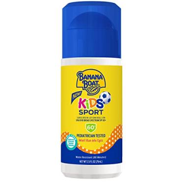 Imagem de Banana Boat Protetor solar esportivo infantil Roll On Loção FPS 60, 70,9 g | Protetor solar infantil para viagem, protetor solar FPS 60, 70 g
