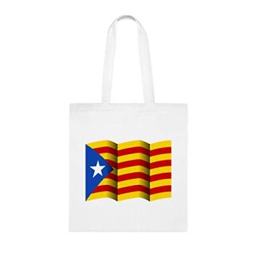 Imagem de Bolsa Catalonia 2, presente da Catalunha, bolsa de ombro Catalunha, sacos reutilizáveis Catalunha, ideia de presente de cesta de Natal de aniversário, presente para ela, presente para