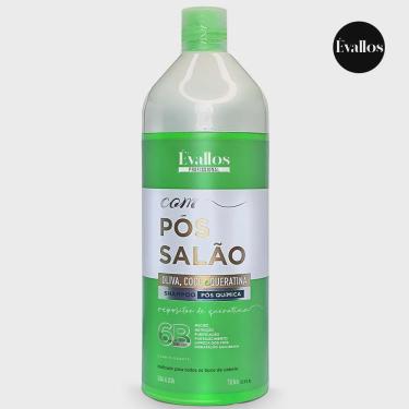 Imagem de Shampoo Com Pós Salão Évallos Profissional Pós Química 6B - 1 litro