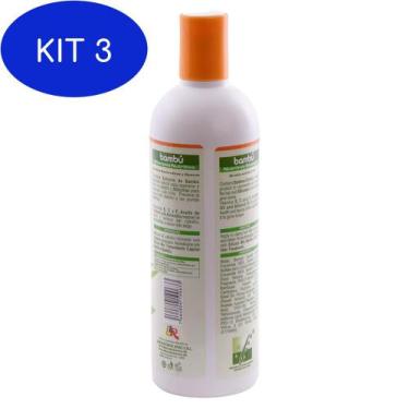 Imagem de Kit 3 Shampoo Silicon Mix Nutritivo Bambu 473ml Avant - Avanti