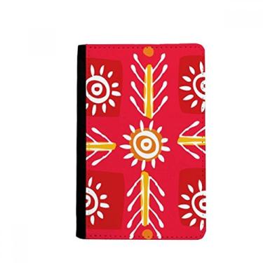 Imagem de Porta-passaporte com desenho de civilização antiga Totems de trigo México Notecase Burse capa carteira porta-cartão, Multicolor