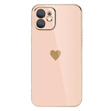 Imagem de Capa de telefone de proteção de lente de revestimento sólido para iPhone 12 11 Pro Max X XR XS Max 7 8 6 6s Plus SE 3 2022 13 Pro Max Capa macia, rosa, para iPhone XS