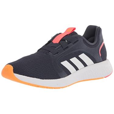 Imagem de adidas Tênis de corrida feminino Edge Lux 5, Shadow Navy/Branco/Turbo, 6.5