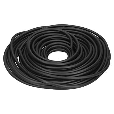 Imagem de Tubo de combustível, linha de combustível 5 mm/0,2 pol. de borracha resistente ao calor para corte preto antiabrasão para quadriciclo para moto Pit Dirt Bike preto