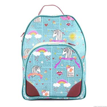 Imagem de Mochila de Couro coleção Unika Azul - Mood