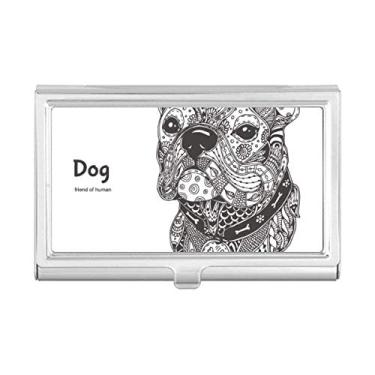 Imagem de Porta-cartões de visita Paint Run Dog Friend Company