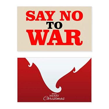 Imagem de Say Não to War World Love Peace World Holiday Merry Christmas Congrats Card Christmas Letter Message