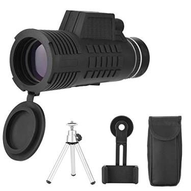 Imagem de Telescópio monocular 50 x 60 para telefone celular , monocular com clipe de telefone e tripé - Óculos ópticos à prova d'água - Ideal para viagens, observação de pássaros e caminhadas