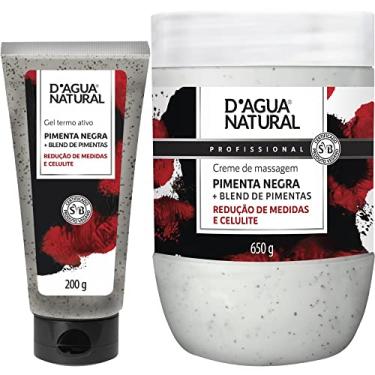 Imagem de COMBO CREME DE MASSAGEM TERMOATIVO E GEL PIMENTA NEGRA
