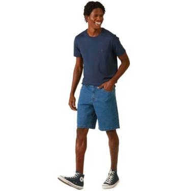 Imagem de Bermuda Jeans Masculina Slim Cintura Média Malwee