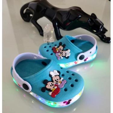 Imagem de Sandália Croc's Mickey E Minnie Com Led Infantil Diversas Cores  - Da