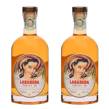 Imagem de Kit 2 Cachaça Labareda Paratiana 750 ml Blend Artesanal Envelhecida Premium Reserva Descansada Premiada Paraty Destilada Presente Original