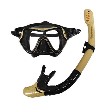 Imagem de Kit de Mergulho De Mergulho Gold Sports Diver Pro Silicone Ultra - Fit-Unissex