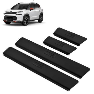 Imagem de Soleira Aluminio Preta  Brasikar Citroen C3 2023
