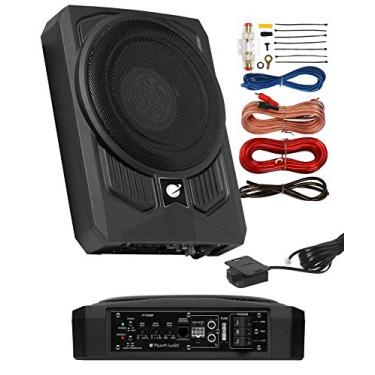 Imagem de Planet Audio Subwoofer Amplificado Para Carro P10AWK - 1000 Watts, Perfil Baixo, Subwoofer de 10", Kit de Instalação de Amplificador de Calibre 8 Incluído. Ótimo Para Veículos Que Precisam de Graves