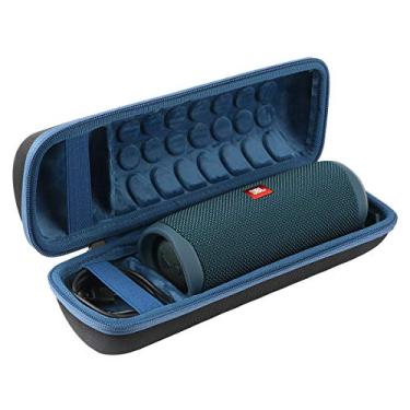 Imagem de khanka Capa para alto-falante Bluetooth JBL Flip 7/5/6 à prova d'água portátil (azul)