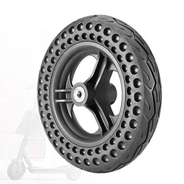 Imagem de Rodas de substituição para scooter, acessórios para roda traseira, 10 x 2,0 à prova de explosão, pneus de favo de mel + rodas, compatíveis com scooter elétrica M365