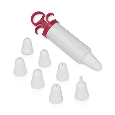 Imagem de Metaltex Garnier Seringa com Plástico 8 Bicos, branco/azul