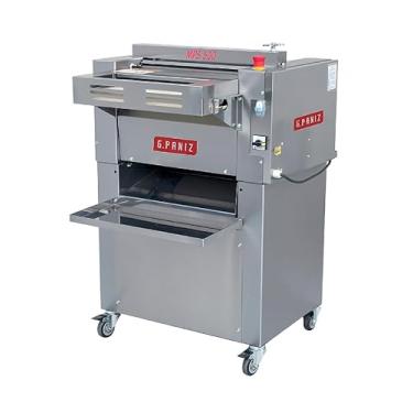 Imagem de Modeladora de Pão MPS-500 em Aço Inox baixo nível de ruído com pedestal G.paniz 220V- Monofásico