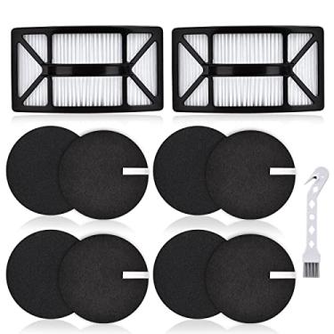 Imagem de Anicell Filtro de substituição para Bissell CleanView 2492 2488 2486 2494 2487 2492 2491 2484 PowerClean Rewind Pet Vacuum, 4 espuma + feltro + 2 filtros HEPA, parte 1604130 e 1601972 e 1608222 5