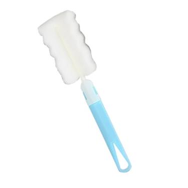 Imagem de Escova Para Limpeza De Copos De Garrafa, Purificador De Garrafas De Esponja Com Alça Removível, Escova Portátil De Limpeza De Esponja Para Copos De Garrafas De Bebê, Copos E Canecas