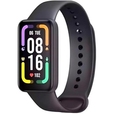 Imagem de Pulseira Silicone Colorida Para Xiaomi Redmi Smart Band Pro DM ACESSÓRIOS (PRETO)