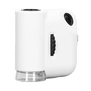 Imagem de Mini Microscópio de Bolso Ampliação 55X, Lupa de Lente óptica Acrílica HD Com Luz LED: Portátil, Ato C, Alta Definição para Leitura, Manutenção Eletrônica, Joias