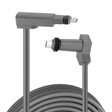 Imagem de Extensão de Cabo Cabo de Internet Via Satélite V2 para Roteador V2 Gen2, Cabo de Substituição à Prova D'água IP68 de 1200 Mbps para Satélite Retangular V2 Gen2