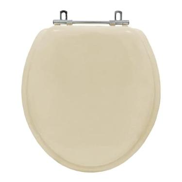 Imagem de Assento Sanitario Almofadado Convencional | Oval Biscuit (bege claro)