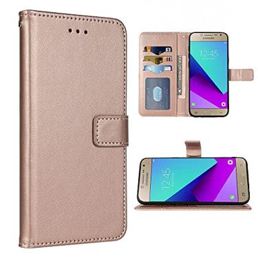 Imagem de FDCWTSH Capa carteira compatível com Samsung Galaxy Grand Prime J2 Prime com alça de pulso com cordão de couro com suporte para cartão acessórios de celular capas de telefone para Glaxay 2 2J Plus