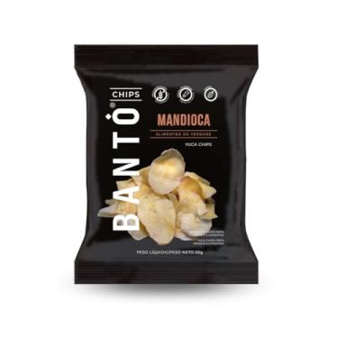 Imagem de Chips de Mandioca com Sal Rosa do Himalaia BR Spices I Caixa com 25 unidades de 50g.