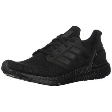 Imagem de adidas Tênis adulto unissex Ultraboost DNA, Preto/Preto/Vermelho Solar., 10