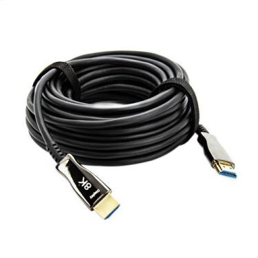 Imagem de Cabo HDMI 2.1, 8K Fibra Óptica - 60 Metros - CIRILO CABOS