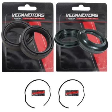 Imagem de Par Retentor Bengala, Guarda Pó, Trava Dk 150 16 Á 21 - VEDAMOTORS