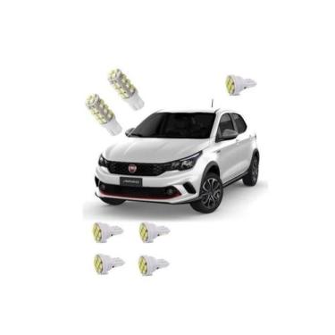 Imagem de Kit Lâmpadas Led Fiat Argo Pingo Torpedo Super Branca - Blue Lion, Led