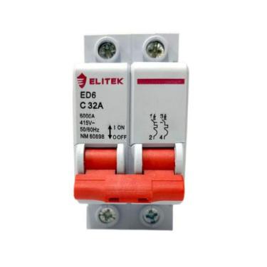 Imagem de Disjuntor Bipolar Duplo 06a, 10a, 16a,20a, 25a, 32a,40a, 50a, 63a, 70a