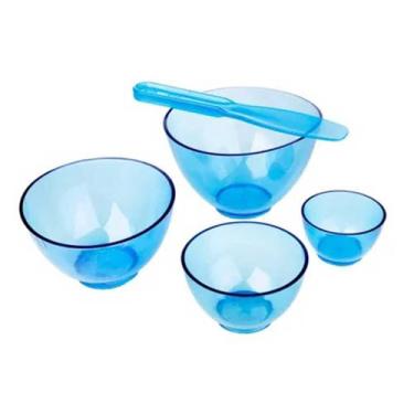 Imagem de Kit com 4 Cubetas Silicone e 1 Espátula Para Estética, Saúde - Argilas