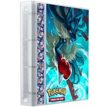 Imagem de Pasta Fichário Álbum Cristal Cartas Cards Pokémon Com 30 Folhas 9 Bols