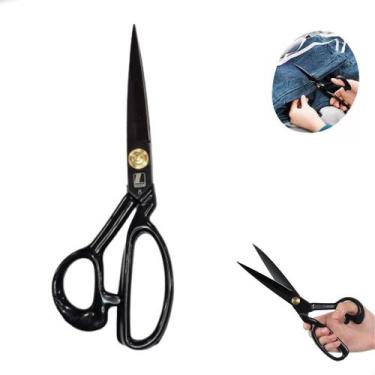 Imagem de Tesoura De Alfaiate 8 Costura Profissional Forjada Titanium - Lanmax