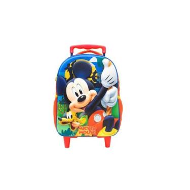 Imagem de Mochila De Rodinha Escolar G 3D Mickey Mouse Original Disne