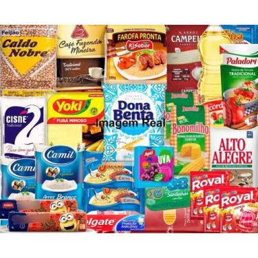 Imagem de Super Cesta Básica Premium Produtos De Marca 30 Itens Doação - IMPÉRIO