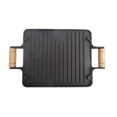 Imagem de Bifeteira Ferro Fundido Dupla Face 28x24 cm FS 10.3.3 Santana