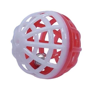 Imagem de Brinquedo Chalesco Bola para Gato com Guizo 40mm - para Gato, Vermelho