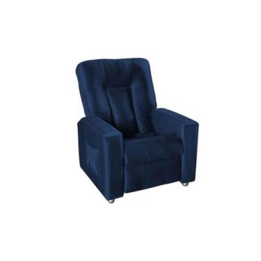 Imagem de Poltrona do Papai Reclinável Pallas MX5 Azul Matrix